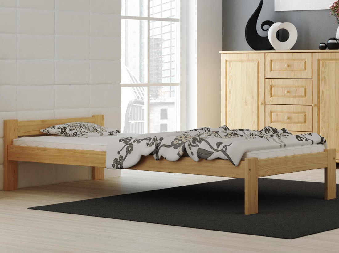 Letto in legno 80x200 Naba eco pino