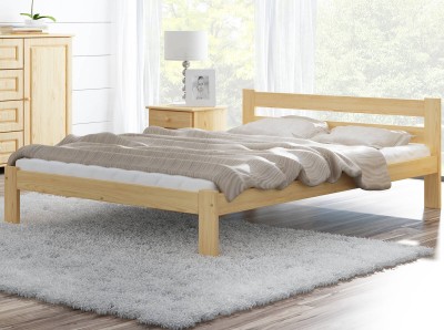 Letto in legno 180x200 Mato eco pino con materasso in schiuma