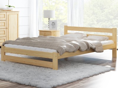 Letto in legno 180x200 Kada pino con materasso in schiuma
