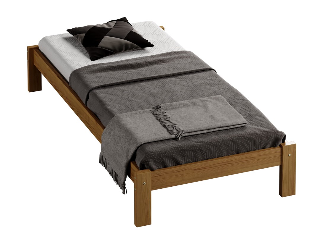 Letto in pino 90x200 Liliana rovere