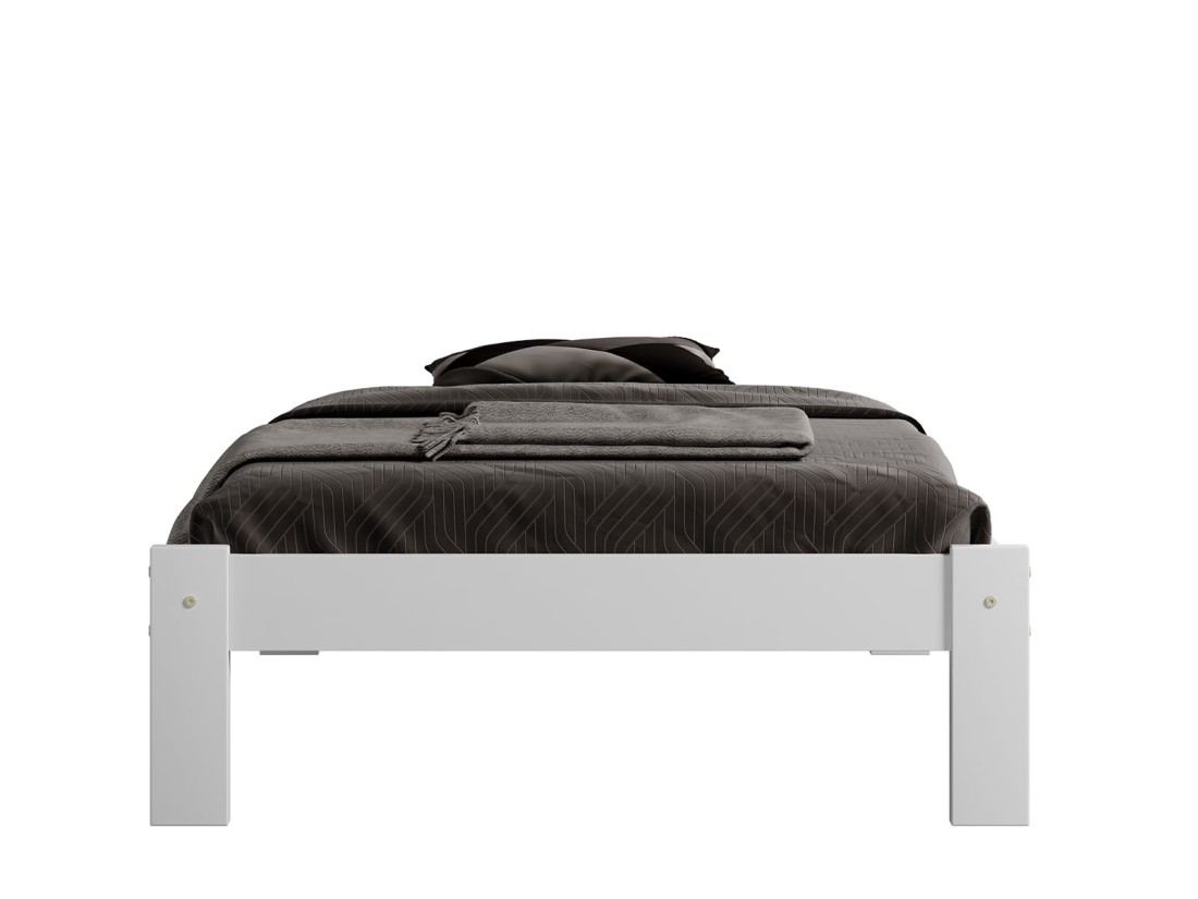 Letto 90x200 Liliana in pino bianco