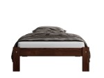 Letto in pino 90x200 Liliana noce