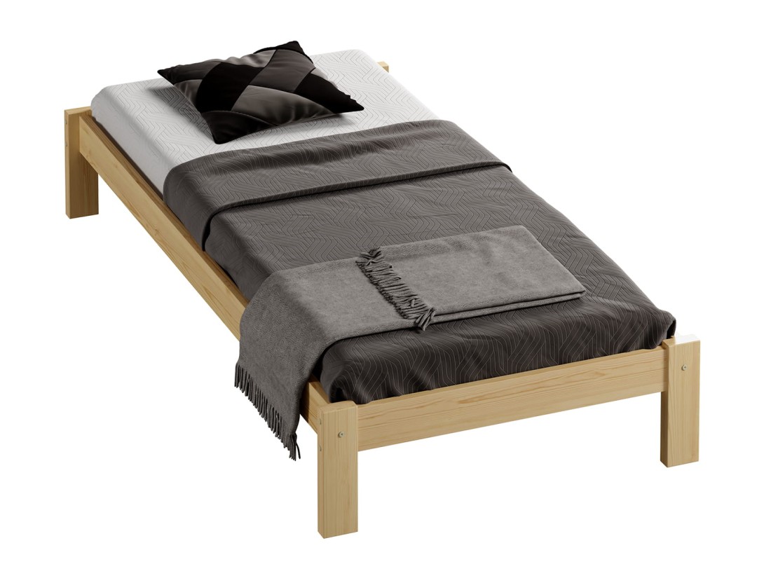 Letto 90x200 Liliana in pino