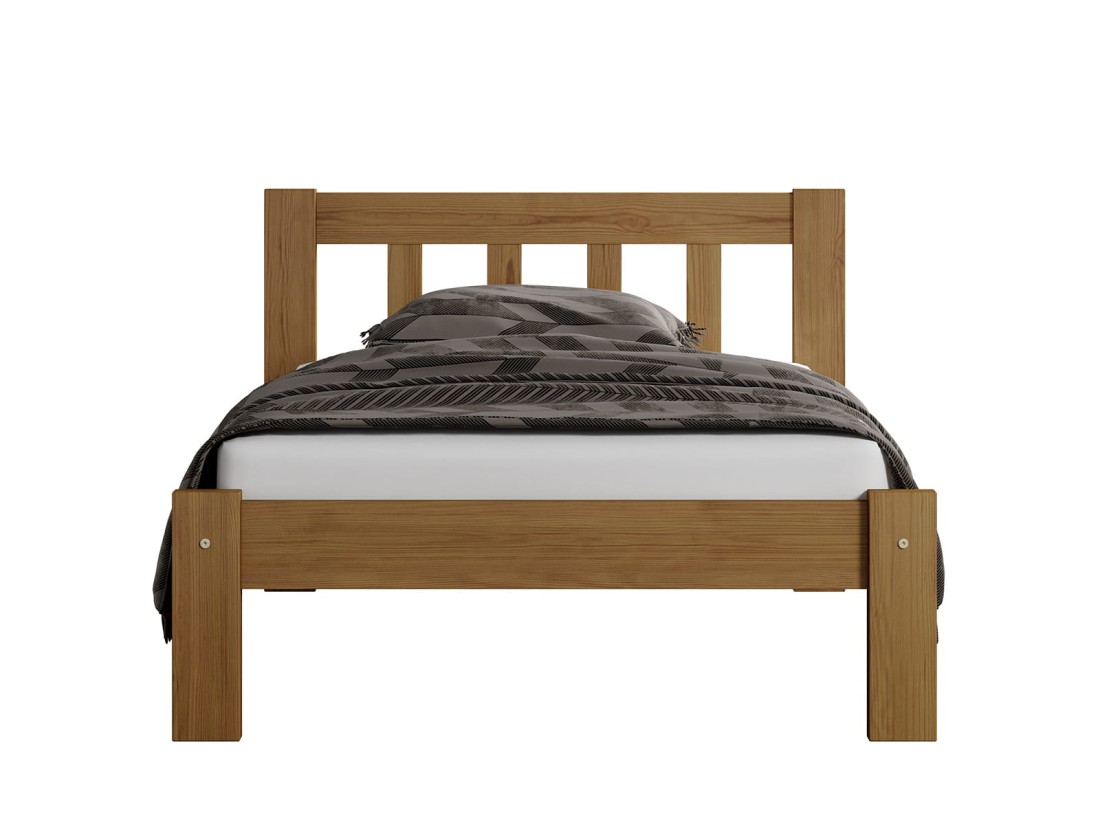 Letto in pino 90x200 Ofelia rovere