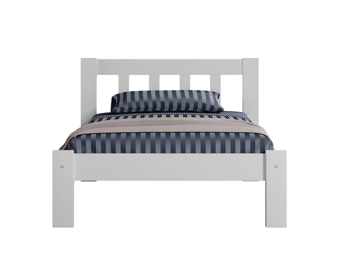 Letto 90x200 Ofelia in pino bianco