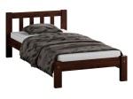Letto in pino 90x200 Ofelia noce