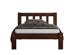 Letto in pino 90x200 Ofelia noce