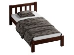 Letto in pino 90x200 Ofelia noce