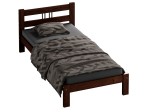Letto in pino 90x200 Nikola noce