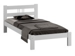 Letto in pino 90x200 Nikola bianco