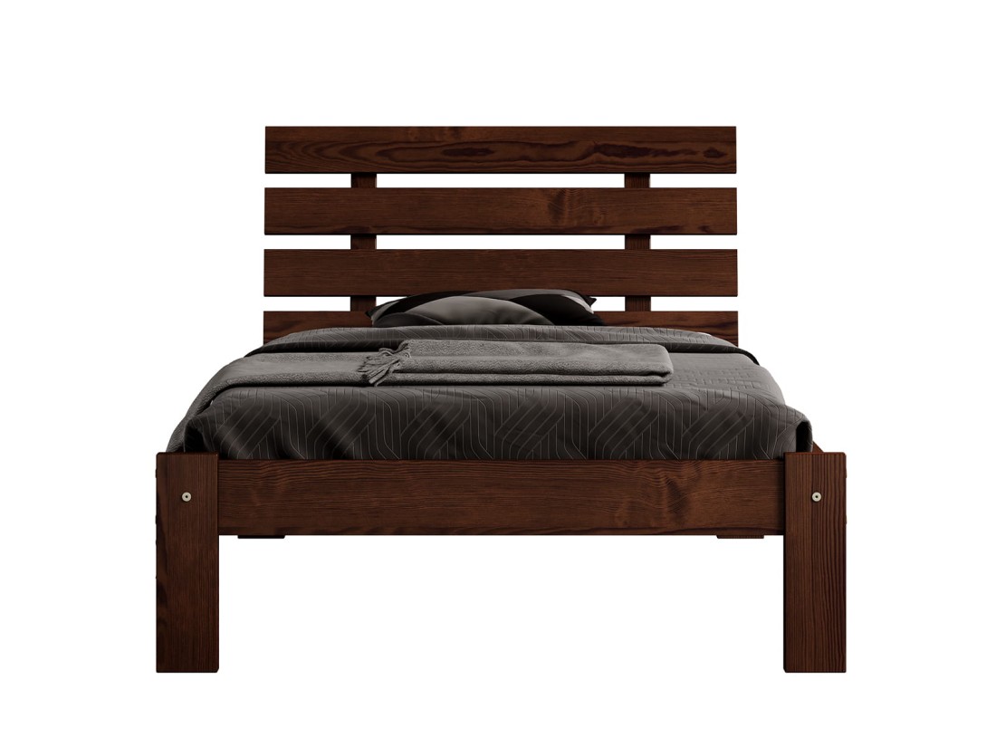 Letto in pino 90x200 Klara noce