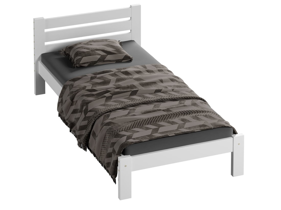 Letto 90x200 Azja BIANCO