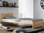 Letto in legno 80x200 Kada non verniciato