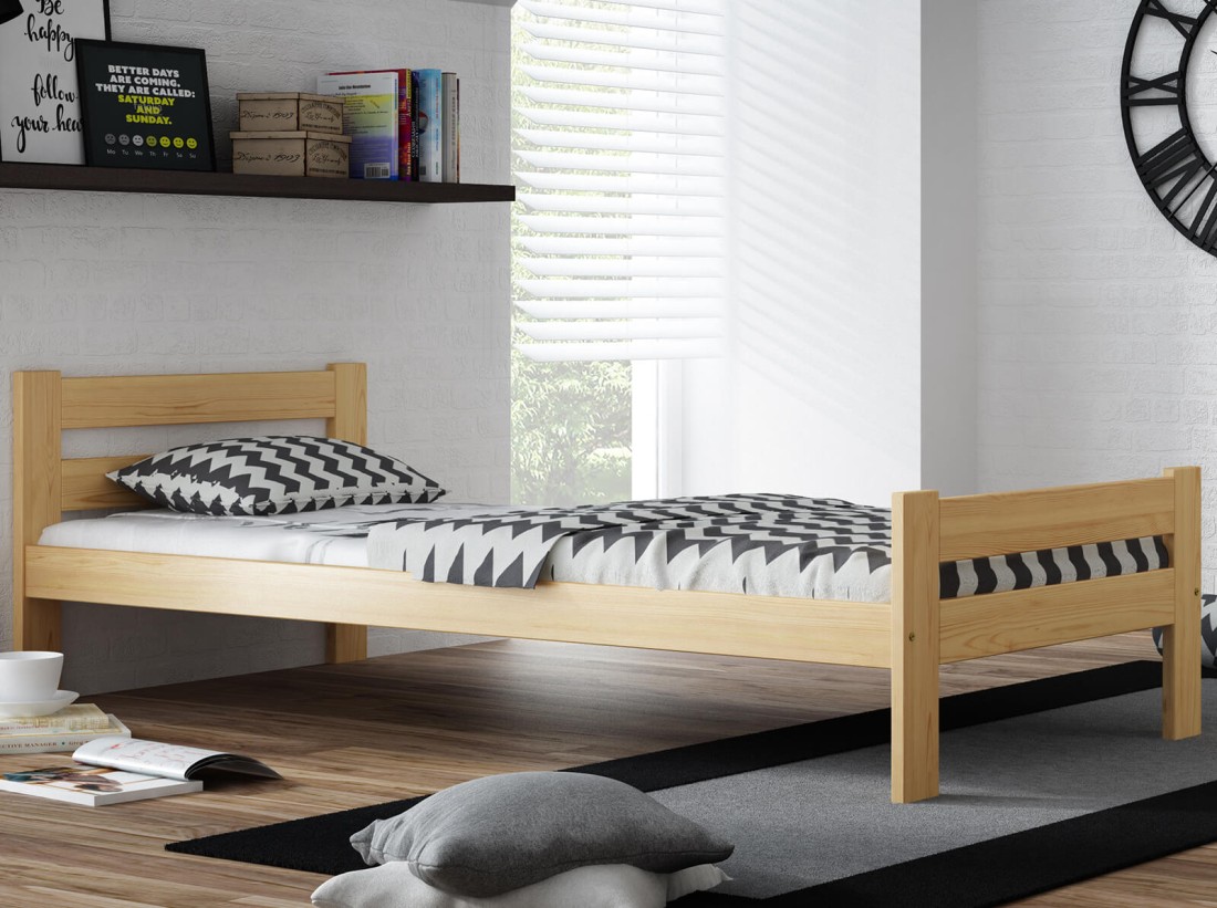 Letto in legno 80x200 Manta eco pino