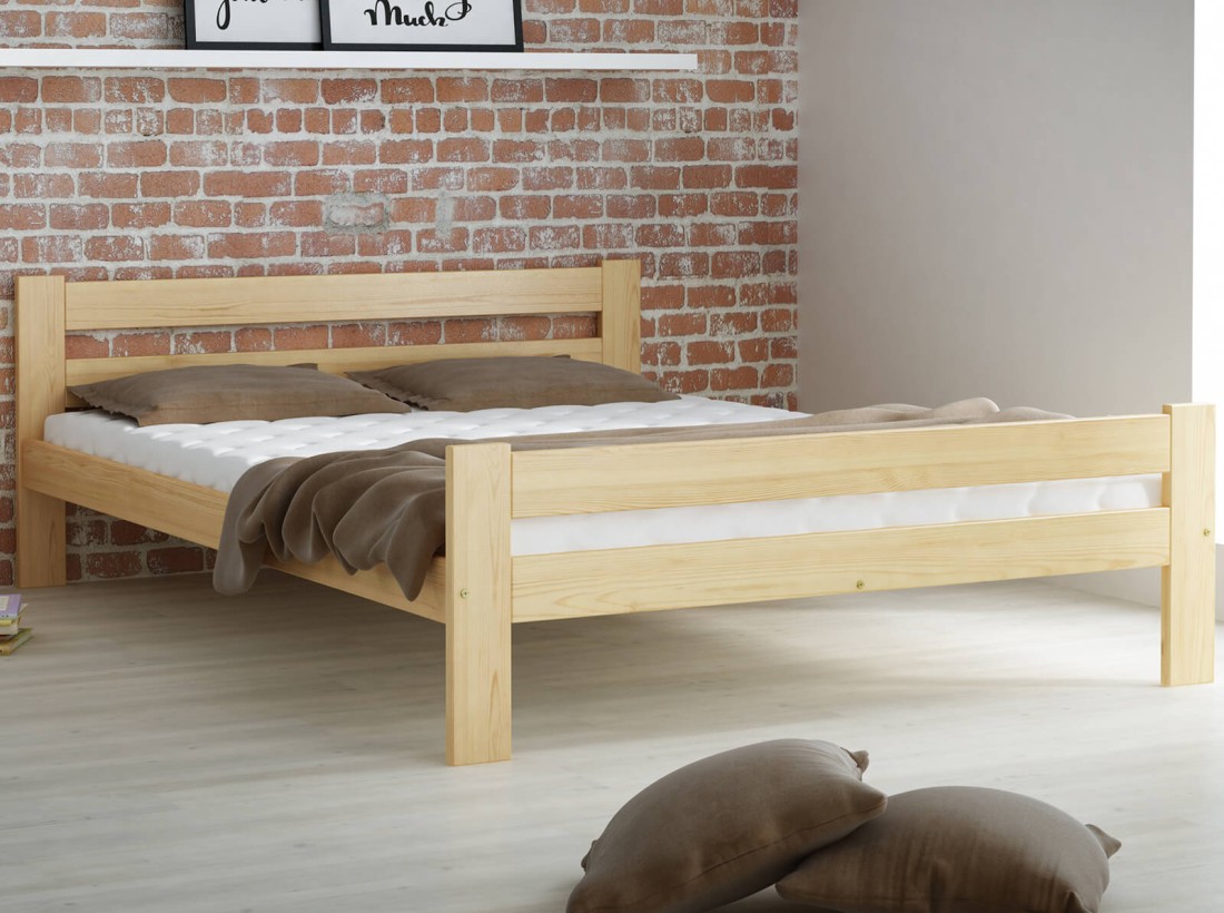 Letto in legno 120x200 Manta eco pino