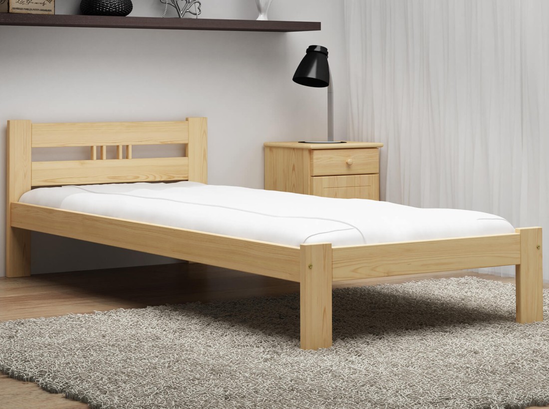Letto in legno 80x200 Emilia Pino