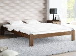 Letto in legno 140x200 Irys eco noce