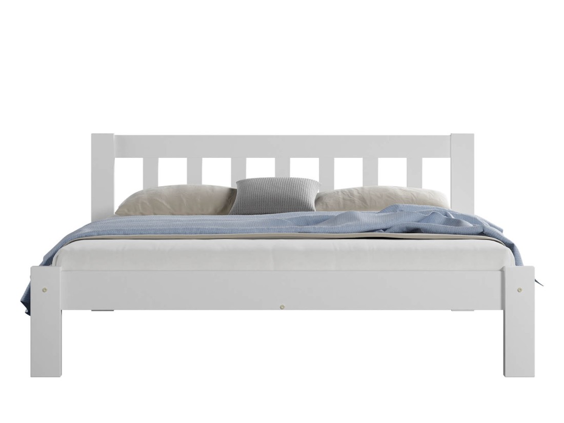 Letto 120x200 Ofelia in pino bianco
