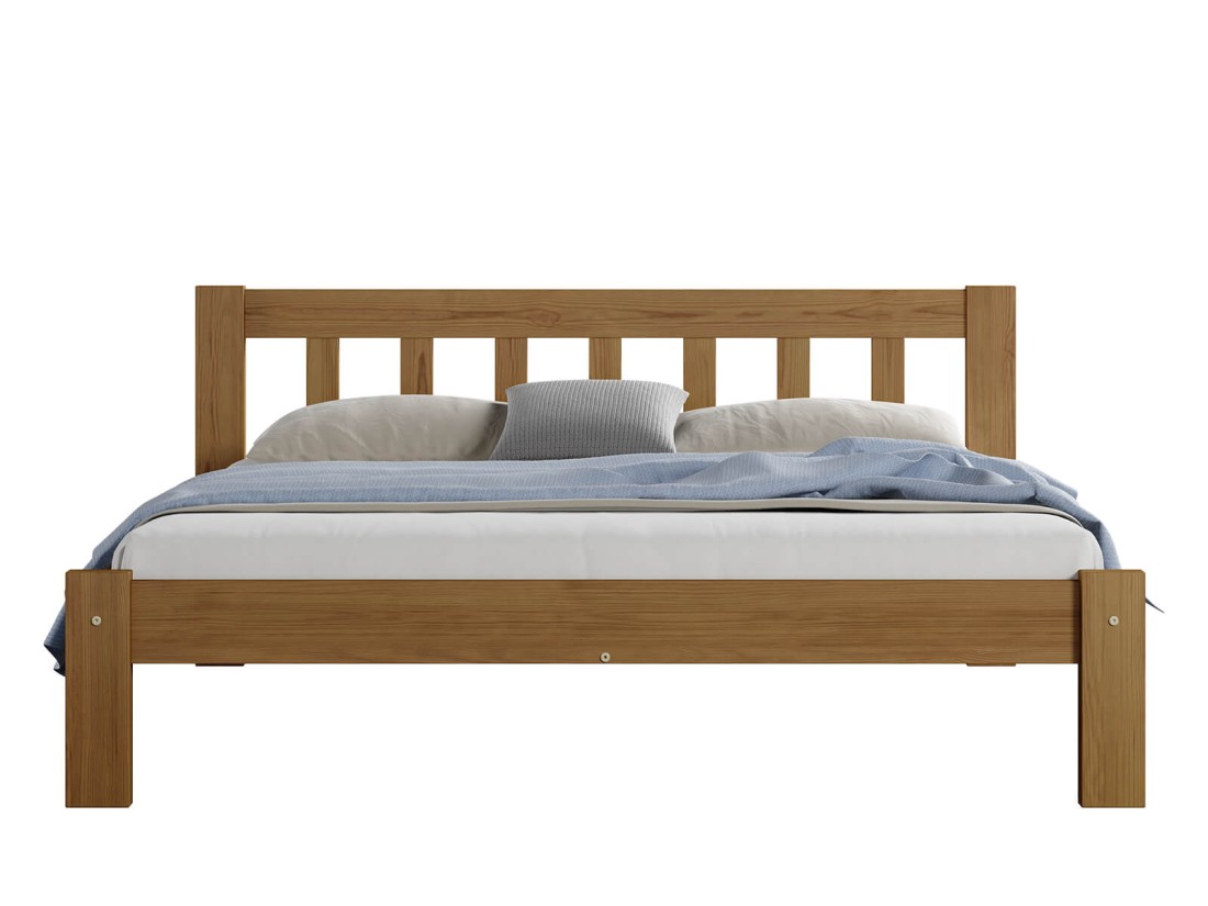 Letto in pino 120x200 Ofelia rovere