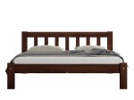 Letto in pino 160x200 Ofelia noce