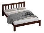 Letto in pino 140x200 Ofelia noce