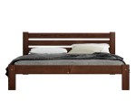 Letto 140x200 in pino Azja NOCE