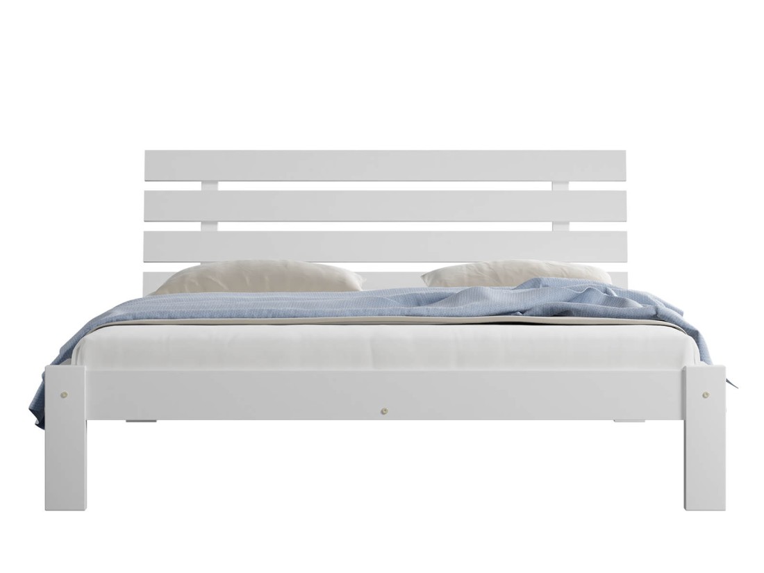 Letto in pino 140x200 Klara bianco