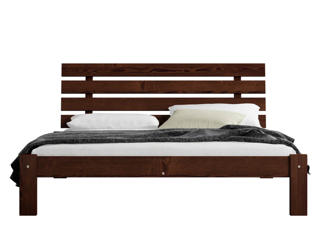 Letto in pino 140x200 Klara noce