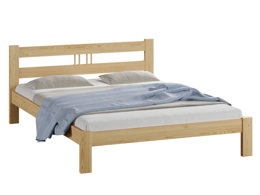 Letto 160x200 in pino Nikola