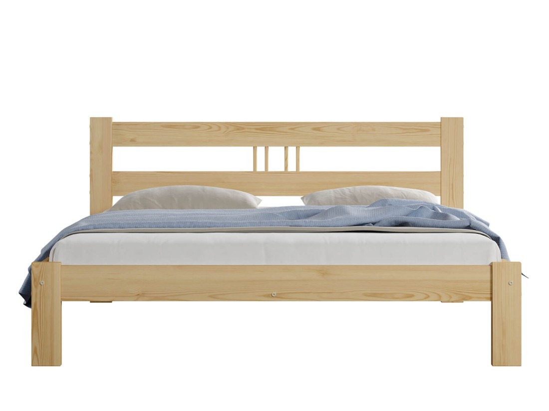 Letto 160x200 in pino Nikola