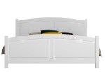 Letto 160x200 in legno Mela bianco