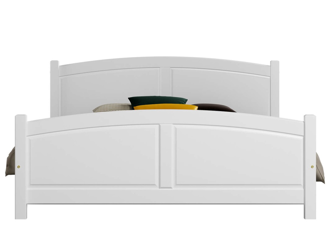 Letto 180x200 in legno Mela bianco