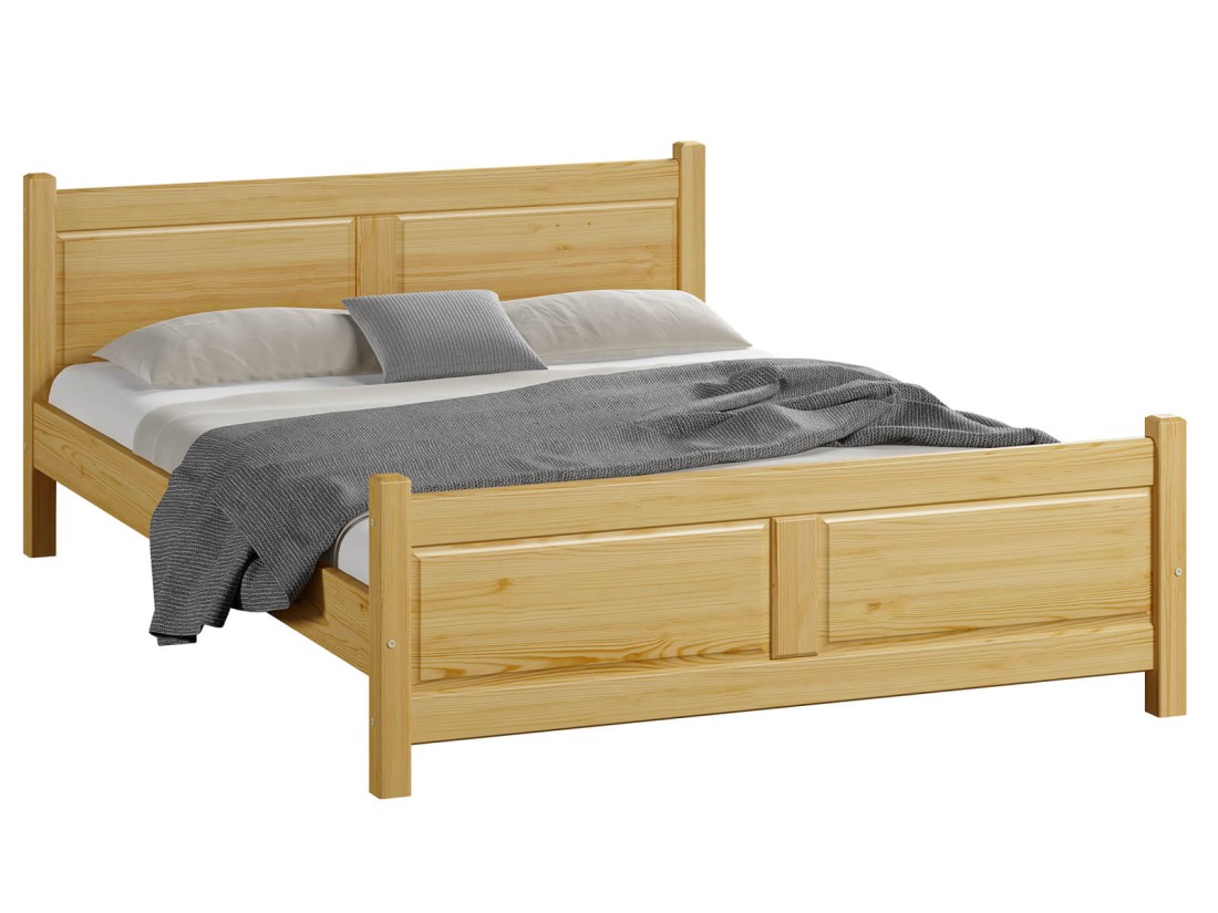 Letto in legno 180x200 Lena pino