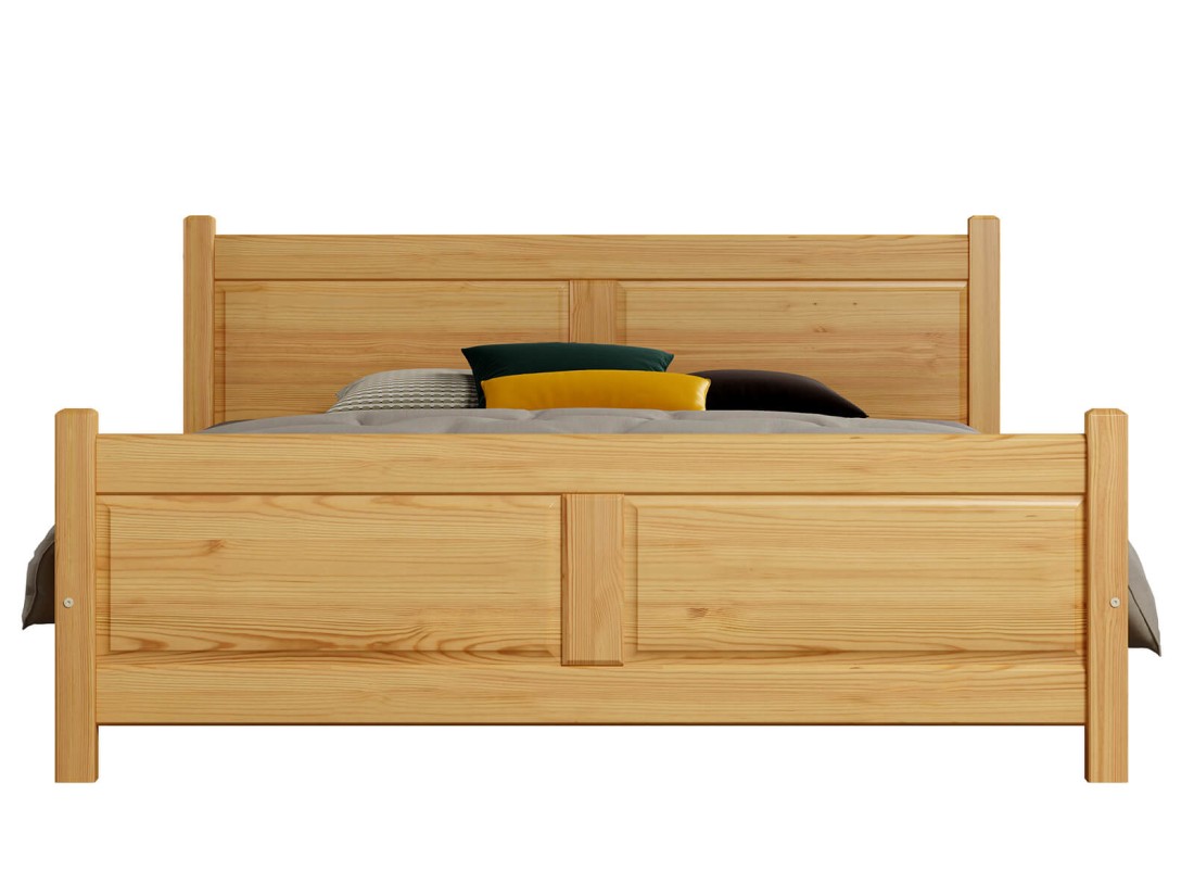 Letto in legno 180x200 Lena ontano