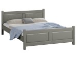 Letto in legno 160x200 Lena grigio