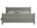 Letto in legno 160x200 Lena grigio