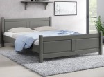 Letto in legno 180x200 Lena grigio