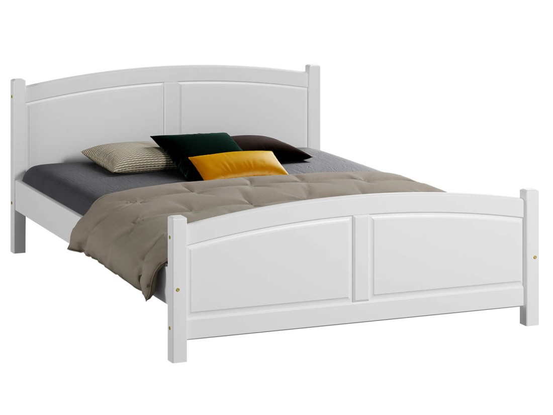 Letto in legno 120x200 Mela bianco