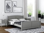 Letto in legno 120x200 Mela grigio