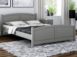 Letto in legno 140x200 Mela grigio