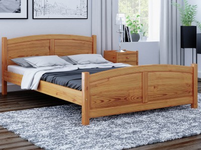 Letto in legno 120x200 Mela ontano