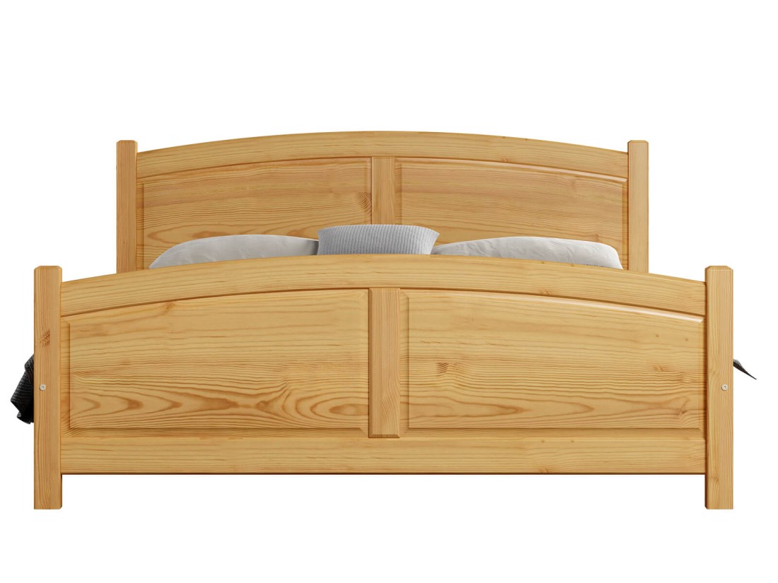 Letto in legno 180x200 Mela ontano