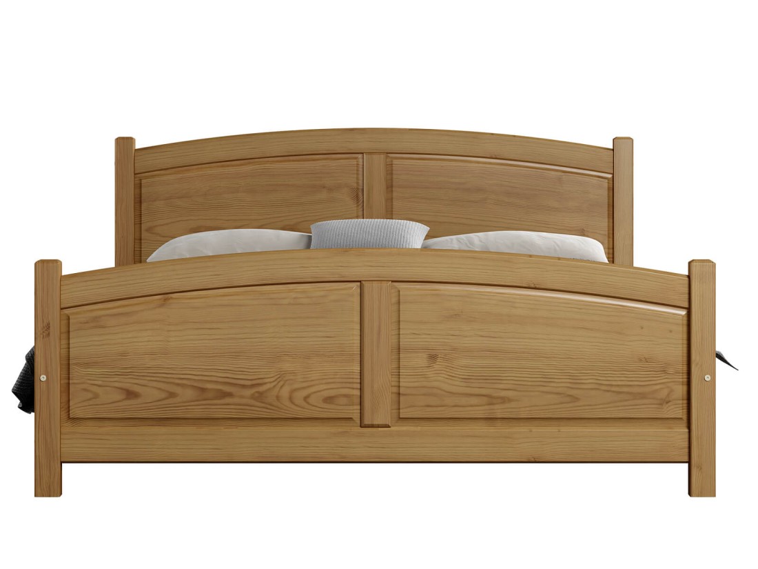 Letto in legno 120x200 Mela rovere