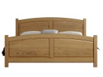 Letto in legno 140x200 Mela rovere