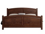 Letto in legno 140x200 Mela noce