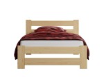 Letto in legno 80x200 Kada non verniciato