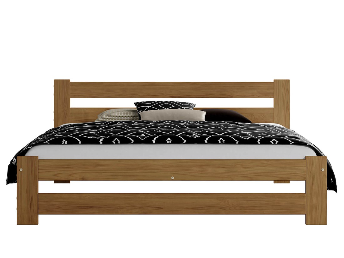 Letto in legno 140x200 Kada eco Rovere