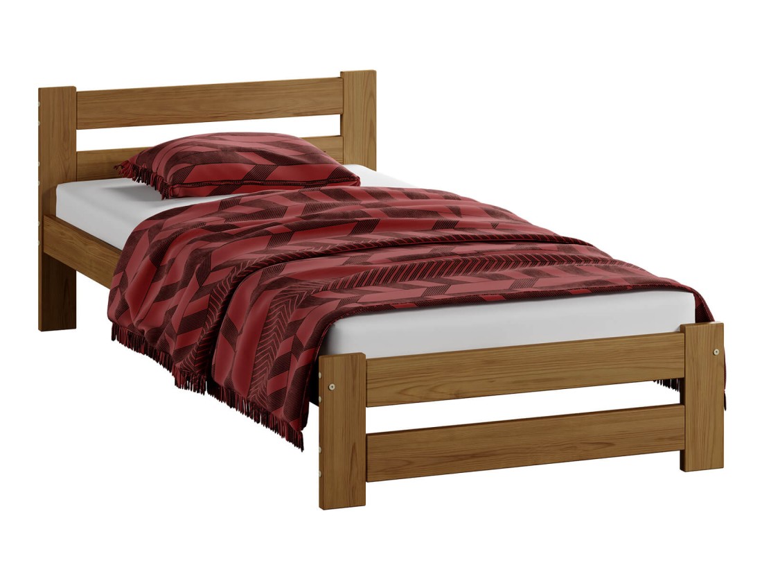 Letto in legno 90x200 Kada eco Rovere