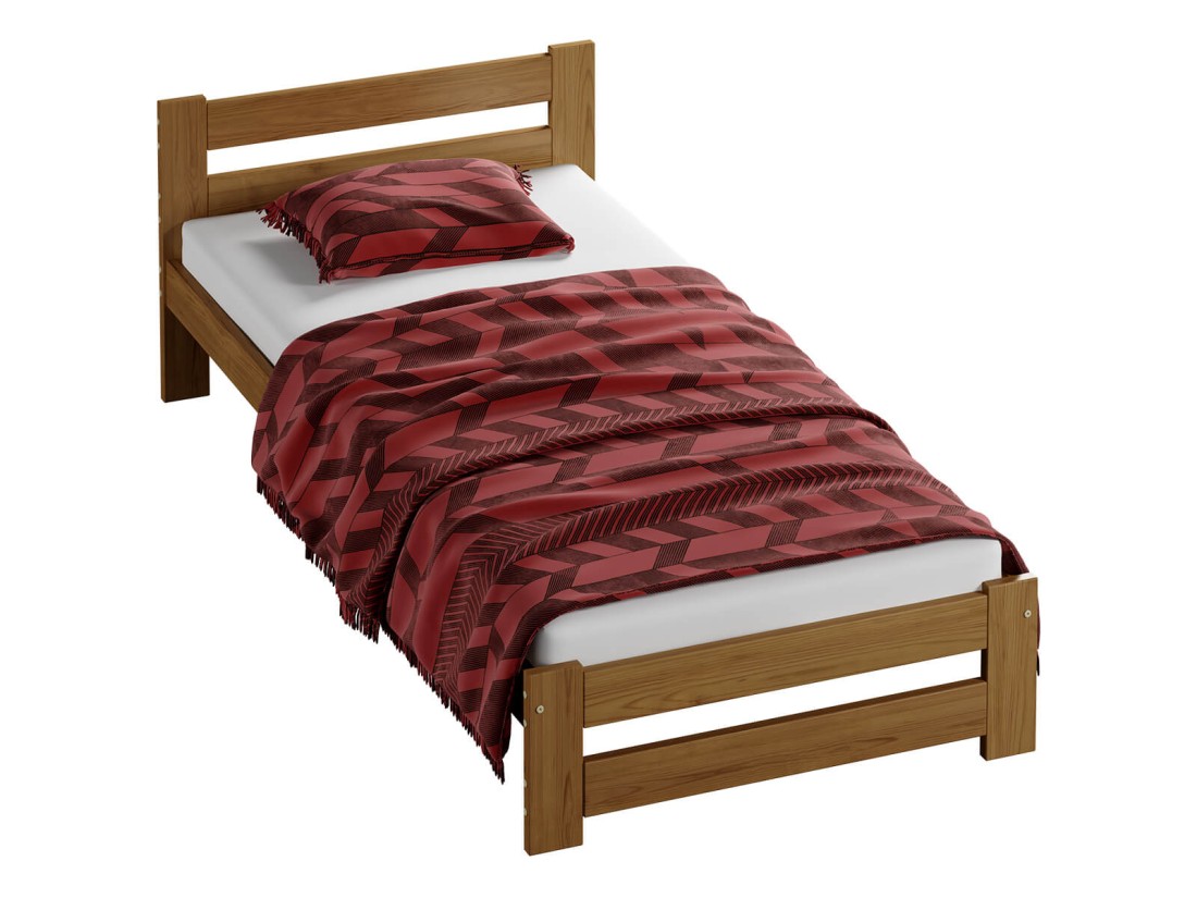 Letto in legno 90x200 Kada eco Rovere