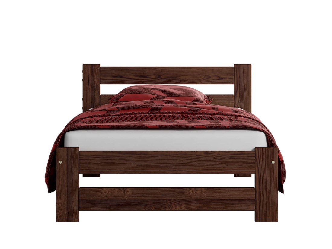 Letto in legno 90x200 Kada eco noce